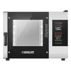 HORNO A GAS MIXTO DE CONVECCIÓN Y VAPOR CON MANDOS EN PANTALLA TÁCTIL - Cod. BISTROT 465G - PARA PANADERÍA Y PASTELERÍA - Capacidad bandejas n. 4 cm 40x60 o 46x66 - Potencia kW 12 - Alimentación 230 V 50/60 Hz MONOFÁSICO - Temperatura max °C 270 - Quemado