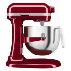 AMASADORA PLANETARIA KITCHENAID - Mod K6R Heavy Duty Rossa - Estructura de metal - N 1 cuba Lt 6,6 - Potencia 375 W - Alimentación monofásica 220-240V - Medidas cm L 28,7 x P  37,1 x H 41,9