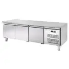Mesa refrigerada de acero inoxidable Amitek AKU3104TN