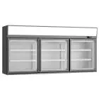 Armario colgante expositor refrigerado de sombremesa para productos congelados con capacidad Lt 559 y temperatura de -22 a -18 °C Klimaitalia KENAI TOP 210