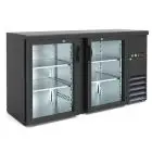 NEVERA DE RETRO BAR PARA BEBIDAS - Mod. DD 200 IF - Temperatura 0°/+10°C - Capacidad lt. 315 - Alimentación monofásica V220/1 - Potencia W 320 - Medidas cm. L 146,2 x P 53,5 x h 86 - Peso Kg. 100