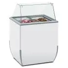 VITRINA DE HELADERÍA - MOD. VETRINA BR 4 SK - Capacidad LT. 170 - Temperatura -18°/-25°C - Medidas cm. A 78 - x F 64 - x h 118,1 - Homologación CE