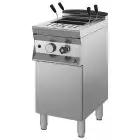 CUECEPASTAS DE GAS - Mod 7DDQH1 - N 1 Cuba Lt 28 - Dimensiones cm L 40 x P 70 x H 85/90