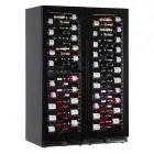 VITRINA REFRIGERADA PARA VINOS - Mod. EY355I3VD NL - VENTILADA - TEMPERATURA +2°/+20°C / +2°/+12°C / +12°/+20°C - N. 2 PUERTAS ACRISTALADAS - CAPACIDAD LORDA Lt. 872 - Potencia W 260 - MONOFASE - Medidas cm L 119 x P 69 x H 180