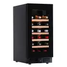VITRINA REFRIGERADA PARA VINOS - Mod. EY37I1VD NL - VENTILADA - TEMPERATURA +2°/+20°C - N. 1 PUERTA ACRISTALADA - CAPACIDAD LORDA Lt. 88 - Potencia W 80 - Alimentación monofásica - Medidas cm L 38 x P 57,3 x H 82
