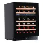 VITRINA REFRIGERADA PARA VINO - Mod. EY46I2VD NL - VENTILADO - TEMPERATURA °C +12/+20 / +2/12 °C - N. 1 PUERTA ACRISTALADA - ESTRUCTURA DE HOJA PREPINTADA - CAPACIDAD BRUTA Lt. 148 - CAPACIDAD NETA Lt. 143 - POTENCIA W 95 - ALIMENTACIÓN MONOFÁSICA 220/50H