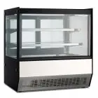 Vitrina refrigerada de mostrador para snacks con una capacidad de 130 litros y una temperatura de +0 a +18 °C Klimaitalia FNZ70