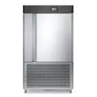 ABATIDOR MIXTO Y CONGELADOR ELECTRÓNICO CHILL - Mod AB21E401 - Enfriamiento por aire - Capacidad de Bandejas: N. 10 x GN 2/1 (cm 65 x 53) y 60 x 80 cm - Rendimiento de Refrigeración: +90° +3° en 90 min. (kg.75) - Rendimiento de Congelación Rápida: +90° -1