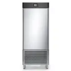 ABATIDOR MIXTO Y CONGELADOR ELECTRÓNICO CHILL - Mod AB14E484 - Enfriamiento por aire - Capacidad de Bandejas: N. 14 x GN 1/1 (cm 32,5 x 53) y 60 x 40 cm - Rendimiento de Refrigeración: +90° +3° en 90 min. (kg.55) - Rendimiento de Congelación Rápida: +90° 
