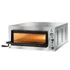 HORNO ELÉCTRICO PARA PIZZA - Mod. FME 6 - Panel de Control manual - MONOFÁSICO/TRIFÁSICO - De 1 Planta - Medidas CÁMARA DE COCCIÓN cm.  L 61 x P 91,5 x h 14 - Potencia 7,2 kW - Homologación CE