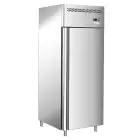 ARMARIO FRIGORÍFICO CONGELADOR DE ACERO INOX AISI 201 - PARA PASTELERÍA - VENTILADO - Mod. G-PA800BT-FC - BANDEJAS 60x40 y 60x80 - N. 1 PUERTA - CAPACIDAD BRUTA Lt 737 - TEMPERATURA -18º/-22ºC - Medidas cm A 74 x F 99 x h 201 - CE