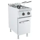 FREIDORA ELÉCTRICA - LINEA ANIS - MOD. K7H200N - N. 1 Cuba Lt 18 de aceite - Medidas cm L 40 x P 73 x H 90 - Homologación CE