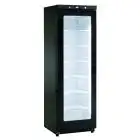 Armario frigorífico congelador - Mod GN 400 G BT BLACK - Estático con agitador - 1 puerta de vidrio - Capacidad 400 L - Temperatura -15°/-22°C - Dimensiones L 60 x P 62,5 x H 186 cm