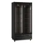 Expositor refrigerado para bebidas con capacidad de 614 litros y temperatura de 0 a +10 °C Klimaitalia ICOOL 80 BLACK
