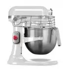 AMASADORA PLANETARIA KITCHENAID PROFESIONAL - COLOR BLANCO - Mod K7PROW - Estructura de metal - N. 1 cuba Lt 6,9 - Revoluciones por minuto de 40 a 200 - Potencia 325 W - Alimentación monofásica 220-240V - Medidas cm A 37,1 X F  28,7 X H 41,9 - Rejilla de 