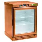 EXPOSITOR REFRIGERADO PARA VINOS - Mod. KL2793 - Capacità Lt 130 - Refrigeración estática - Temperatura +2/+8 °C - Potencia W 100 - Alimentación monofásica 230V/1/50Hz - Dimensiones cm L 64 x P 61 x 87 h - CE