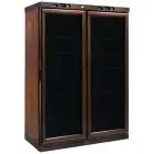 BODEGA DE VINO REFRIGERADA DE MADERA - Mod. KL2794 - Estática - Temperatura +2°/+8°C / -18°/-22°C- Capacidad Lt. 310 + 310 - Alimentación monofásica 230V/1/50Hz - Potencia W 185 + 150 - Medidas cm L 128 x P 61 x h 186 - Peso Kg 260