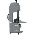 SIERRA DE CINTA PARA CORTAR HUESOS - MOD. SEOSV18T - ESTRUCTURA DE METAL BARNIZADO - ALTURA DE CORTE cm 32 - Alimentación V 230/400/50Hz TRIFÁSICA - Potencia Kw 0,75 (1,0 Hp) - Medidas Cm A 2 x F 53 x h 91 - Homologación CE