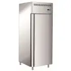 Armario frigorífico congelador en acero inox AISI 201 - Mod M-GNH610BT-FC - Gastronorm 2/1 (65 x 53 cm) - Ventilado - 1 puerta - Capacidad bruta de 605 litros - Temperatura -18° / -22°C - Medidas cm L 72,6 x P 86,4 x 215 H