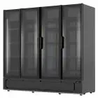 Expositor refrigerado con capacidad Lt 1850 y temperatura de -1 a +4 °C Klimaitalia TORINO 1910 BLACK