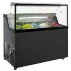 VITRINA EXPOSITORA PARA HELADOS - MOD. MIRABELLA H6G - TEMPERATURA -5 °/-20 °C - CAPACIDAD Lt 184 - DIMENSIONES cm A 118,7 x F 67,7 x h 119 - PESO Kg.117 - CE
