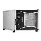 HORNO ELÉCTRICO DE CONVECCIÓN Y VAPOR CON PANEL DE PANTALLA TÁCTIL CON ICONOS - Cod. MISTRAL 5TTR M14 VISION - PARA PANADERÍAS Y PASTELERÍAS - VENTILADO - capacidad horno bandejas n. 5 cm 40 x 60 o 46 x 66 - potencia kW 9 - Alimentación 400 V 50/60 Hz TRI