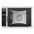 HORNO ELÉCTRICO DE CONVECCIÓN Y VAPOR CON PANEL PANTALLA TÁCTIL CON ICONOS - Cod. MISTRAL 6TTR M14 VISION - PARA PANADERÍAS Y PASTELERÍAS - VENTILADO - capacidad horno bandejas n. 6 cm 60 x 40 o 66 x 46 - potencia kW 10 - Alimentación 400 V 50/60 Hz TRIFÁ