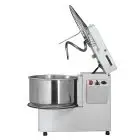 AMASADORA DE ESPIRAL CON CABEZAL ABATIBLE Y CUBA EXTRAIBLE - Mod. MT33 - Alimentación V 400 Trifásica - Capacidad de la cuba lt. 33 - Peso de la masa Kg. 25 - Potencia Kw 1,50 - Homologación CE