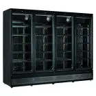 Expositor refrigerado para bebidas con capacidad de 2060 litros y temperatura de 0 a +10 °C Klimaitalia OT250VP4B