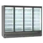 ARMARIO MURAL REFRIGERADO - VENTILADO - Mod. ROMA 250 TN BLK - CAPACIDAD BRUTA Lt 2057 - TEMPERATURA 0/+10°C - DIM. cm L 250 x P 72,7 x H 196,7