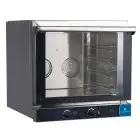 HORNO ELÉCTRICO DE CONVECCIÓN para GASTRONOMÍA - MOD. K 4 MEC GN - PUERTA ABATIBLE - ALIMENTACIÓN MONOFÁSICA 230V/1/50Hz - POTENCIA kW 3,35 - CAPACIDAD N. 4 BANDEJAS/REJILLAS GN 1/1 cm 53 x 32,5 - Dimensiones Cm L 68,6 X P 66 X h 58