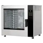 Horno a gas mixto de convección y vapor para gastronomía, panadería y repostería 7 bandejas Allforfood NMTG7L