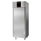 ARMARIO CONGELADOR EN ACERO INOX AISI 304 - VENTILADO - Mod CH07RMMBT - GASTRONORM 2/1 - CAPACIDAD LT 700 - N 1 PUERTA - CON PARADA DE VENTILACIÓN - TEMPERATURA -18° -22°C - Medidas cm L 71 x P 80 x h 210