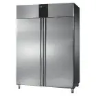 ARMARIO CONGELADOR EN ACERO INOX AISI 304 - VENTILADO - Mod CH14RMPLMBT - GASTRONORM 2/1 - CAPACIDAD LT 1400 - N 2 PUERTAS - CON PARADA DE VENTILACIÓN - TEMPERATURA -18° -22°C - Medidas cm L 142 x P 80 x h 210