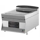 COCINA ELÉCTRICA DE SOBREMESA - Mod 7ULEF1 - N 2 placas de inducción - Dimensiones cm L 40 x P 70 x H 28