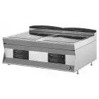 COCINA ELÉCTRICA DE SOBREMESA - Mod 7ULEF2 - N 4 placas de inducción - Dimensiones cm L 80 x P 70 x H 28