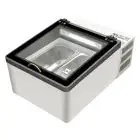 EXPOSITOR REFRIGERADO PARA VINOS DE SOBREMESA - MOD. POP 50 - CAPACIDAD LT. 33 - REFRIGERACIÓN ESTÁTICA - TEMPERATURA -15°/-23° - Dim. Cm. L 50,5 x P 76 x h 38,2 - CE