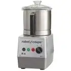 CUTTER DE SOBREMESA - Mod. R 4 - Capacidad de la Cuba de acero inox lt 4,5 - Capacidad de porciones de 10 a 50 - 2 velocidades - Potencia W 900 - Dimensiones cm L 22,6 x P 30,4 x 44h