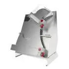 LAMINADORA DE PIZZA - 2 PARES DE RODILLOS (rodillo superior inclinado) - Mod. TO 45 C - Longitud de los Rodillos cm 43 - Potencia hp 0,50 - Alimentación monofásica 230 V - CE