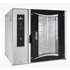 HORNO ELÉCTRICO MIXTO DE CONVECCIÓN CON VAPOR INDIRECTO CON BOILER, CARRO GIRATORIO FIJO Y MANDOS DIGITALES - Cod. ROTORBAKE/E2 - PARA PASTELERÍA Y PANADERÍA - Capacidad bandejas n. 10 cm 40 x 60, 46 x 66 O 50 x 70  - Potencia kW 16 - Alimentación 400 V 5