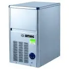 MÁQUINA DE HIELO EN CUBITOS HUECOS - Mod SEI18 - Capacidad del contenedor Kg 4 - Producción hasta por aire Kg 19/24 h - Producción hasta por agua Kg 17/24 - Medidas cm L 33,4 x P 45,7 x H 55,2/57,2