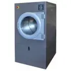 SECADORA ROTATIVA INDUSTRIAL - MOD. FET 23 - TAMBOR de ACERO INOX - CALENTAMIENTO ELÉCTRICO o A GAS - Inversión de rotación de la TAMBOR - 5 Programas de trabajo - Capacidad Kg 23 - Velocidad TAMBOR 15-60 RPM - Programación Digital - Medidas cm L 111 x P 