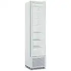 EXPOSITOR REFRIGERADO DE CHAPA DE ACERO BARNIZADA BLANCA - ESTÁTICO - Mod MILS FREEZER 225V B - CAPACIDAD 226 L - 1 PUERTA DE CRISTAL - TEMPERATURA -18/-24°C - MEDIDAS cm L 49,4 x P 52,1 x H 191,5 - NORMA CE