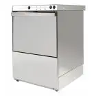 LAVAVASOS de ACERO INOX - MOD U400 - CON BOMBA DE DESAGÜE - Alimentación MONOFÁSICA - PASO ÚTIL MÁXIMO cm 28 - CESTA CUADRADA cm 40x40 - CICLO (seg -) 120 - Dosificador de abrillantador regulable - Medidas cm L 45 x P 52 x h 69,2