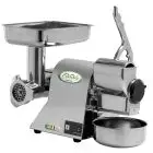 COMBINADO PICADORA Y RALLADORA - MOD. TCGR8I - GRUPO PICADOR DE ACERO INOX - Potencia Kw 0,38 (0,5Hp) - Alimentación V 230/50Hz MONOFÁSICA - Producción horaria CARNE Kg 15 - Producción horaria QUESO Kg 30 - Medidas Cm A 26 x F 38 x h 36 - Homologación CE