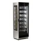VITRINA EXPOSITORA PARA VINOS - MOD. WINE CLASS S - ESTRUCTURA INOX - CAPACIDAD LT. 376 - TEMPERATURA +5°/+15°C - Dim. cm. L 61 x P 60,5 x h 184,3 - CE