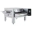 HORNO ELÉCTRICO DE CINTA PARA PIZZA - Mod. C/65 - Modular y apilable - De acero inox - Medidas de la cámara cm L 65 x P 100 x 10 h - Potencia 18,4 Kw - CE