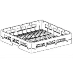 CESTA PLATOS 18 PLAZAS POLIPROPILENO - Medidas cm A 50 x F 50 x h 11