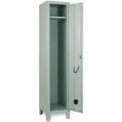 ARMARIO PARA VESTUARIO DE METAL - MOD. CLA 35/50 - Estructura monobloque - N.1 estante de metal - Medidas  CM A 37 x H 180