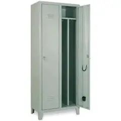ARMARIO PARA VESTUARIO DE METAL - MOD. CLA 35/50/D - Estructura monobloque - CON DIVISORIO EXTRAÍBLE - Medidas Cm A 70 x H 180